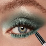 Metallic Double-head Eyeshadow Stick Diamond Shimmer Highlighter Pencil Ultra Pigmented Long Lasting Cream Eye Shadow Sponge Pen