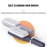 Self Cleaning Hair Brush Retractable Anti-static Scalp Massage Promote Air Cushion Combs for Women & Men Hair Care Hairbrush
